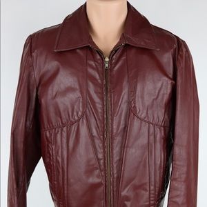 Vintage Cooper Genuine Leather Moto Jacket USA